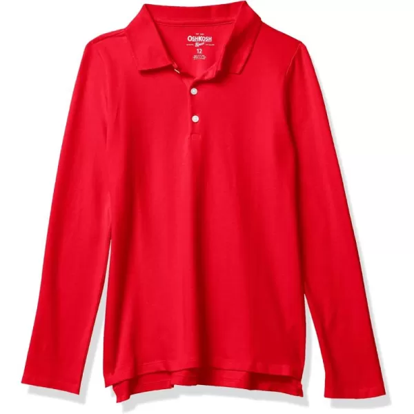 imageOshKosh BGosh Girls LongSleeve Uniform PoloRuby
