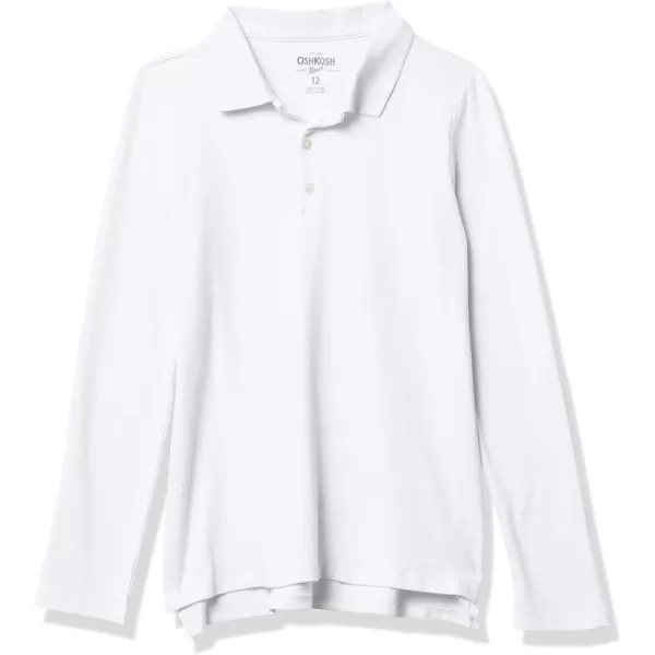 imageOshKosh BGosh Girls LongSleeve Uniform PoloWhite