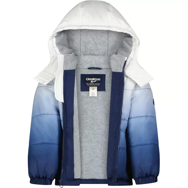 imageOsh Kosh boys Heavyweight Colorblock Puffer CoatBlue