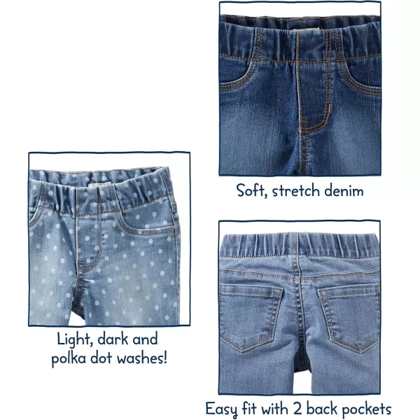 imageOshKosh BGosh Girls Denim JeggingFaded Blue Dot