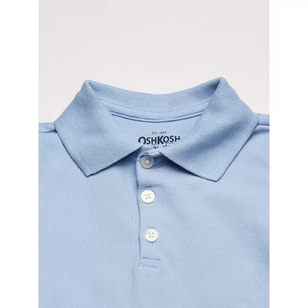 imageOshKosh BGosh Girls ShortSleeve Uniform PoloBlue Flag