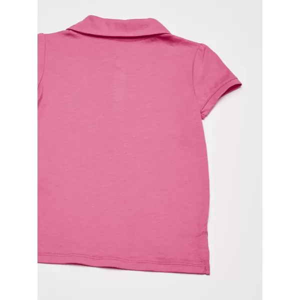 imageOshKosh BGosh Girls ShortSleeve Uniform PoloDynamite Pink Wash
