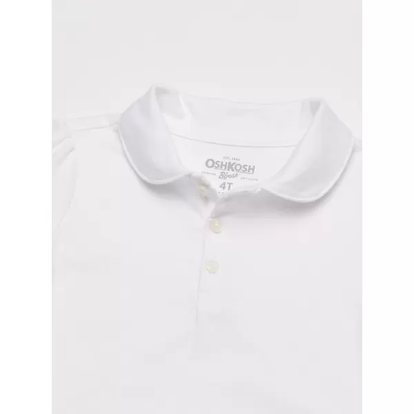 imageOshKosh BGosh Girls ShortSleeve Uniform PoloIvory