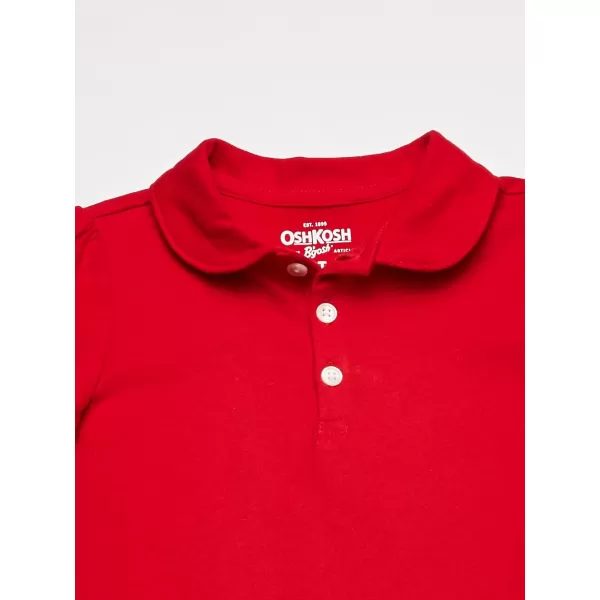 imageOshKosh BGosh Girls ShortSleeve Uniform PoloRuby Red