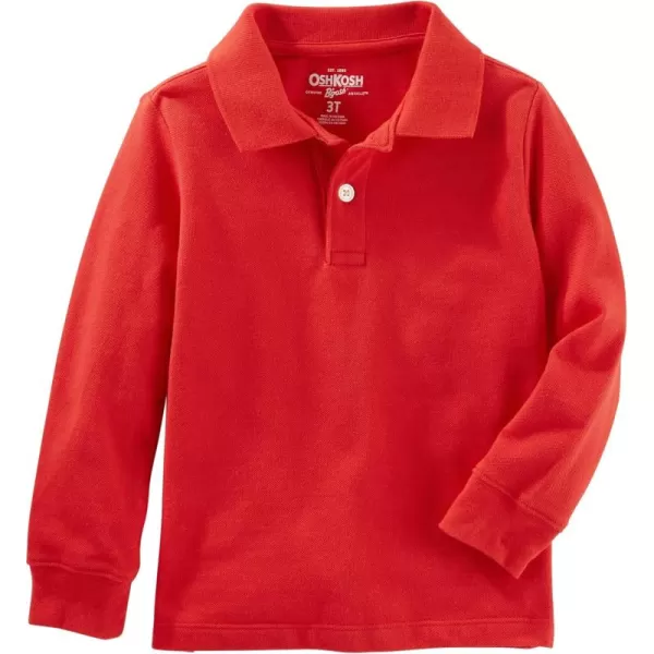 imageOshKosh BGosh Boys LongSleeve Uniform PoloRed