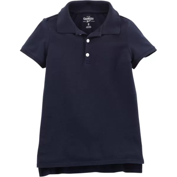 imageOshKosh BGosh Girls ShortSleeve Uniform PoloNavy 1