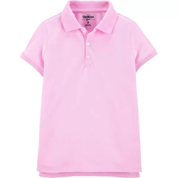 imageOshKosh BGosh Girls ShortSleeve Uniform PoloParis Pink