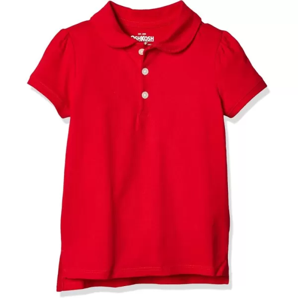 imageOshKosh BGosh Girls ShortSleeve Uniform PoloRuby Red