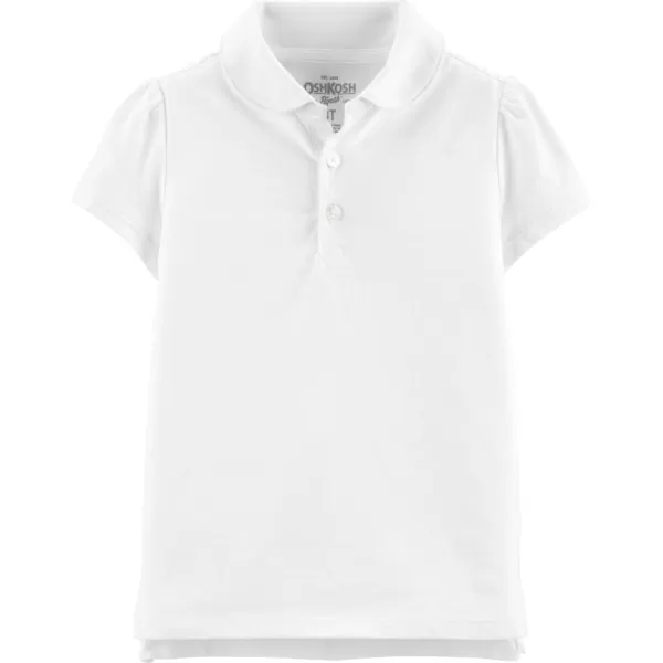 imageOshKosh BGosh Girls ShortSleeve Uniform PoloVery White
