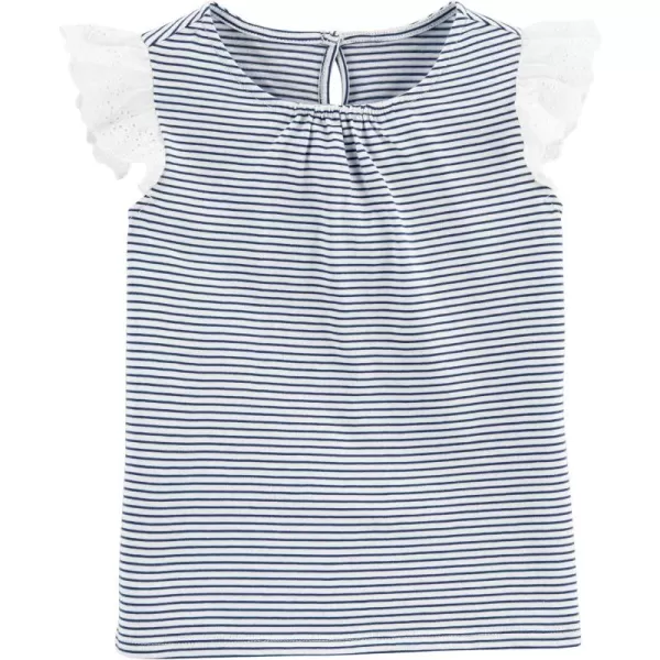 imageOshKosh BGosh Girls Fashion TopBlue Stripes