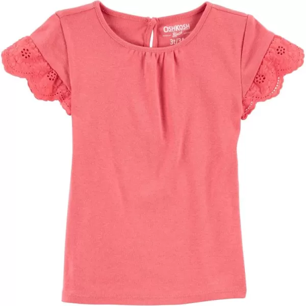 imageOshKosh BGosh Girls Fashion TopPink Eyelet