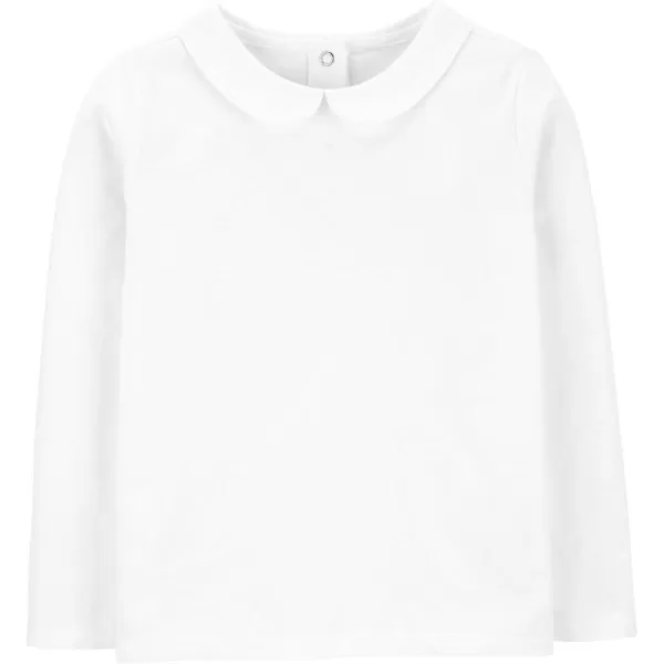 imageOshKosh BGosh Girls Fashion TopWhite Collared Solid