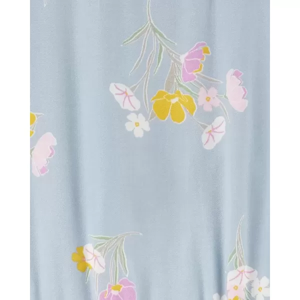 imageOshKosh BGosh Girls DressBlue Floral Print