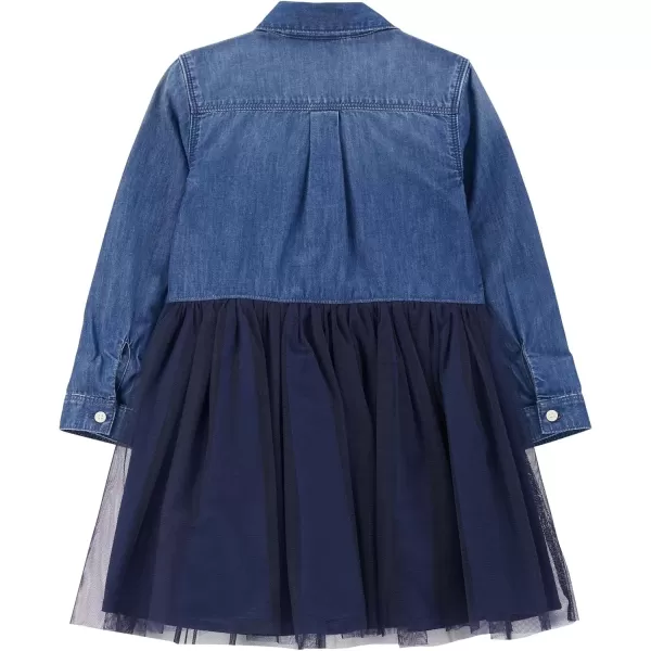 imageOshKosh BGosh Girls DressMosaic Blue Wash
