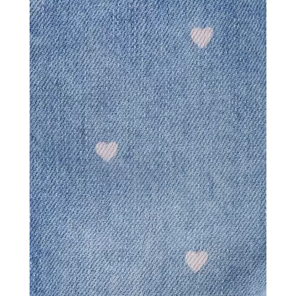 imageOshKosh BGosh Girls Worlds Best Overalls Blue Heart 24M