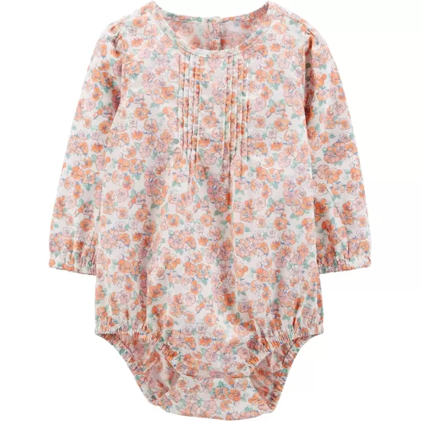 imageOshKosh BGosh babygirls Longsleeve BodysuitFloral Ditzy Pattern