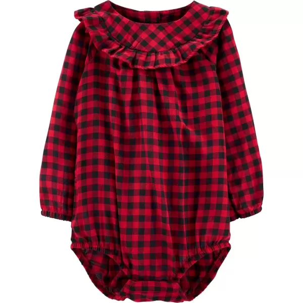 imageOshKosh BGosh babygirls Longsleeve BodysuitRed Plaid