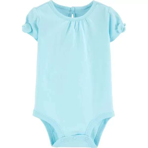 imageOshKosh BGosh babygirls Shortsleeve BodysuitFairy Tale Turquoise