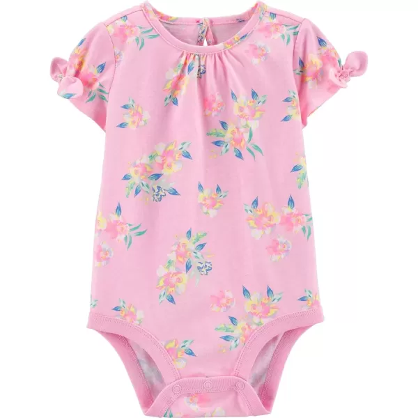 imageOshKosh BGosh babygirls Shortsleeve BodysuitPink Floral