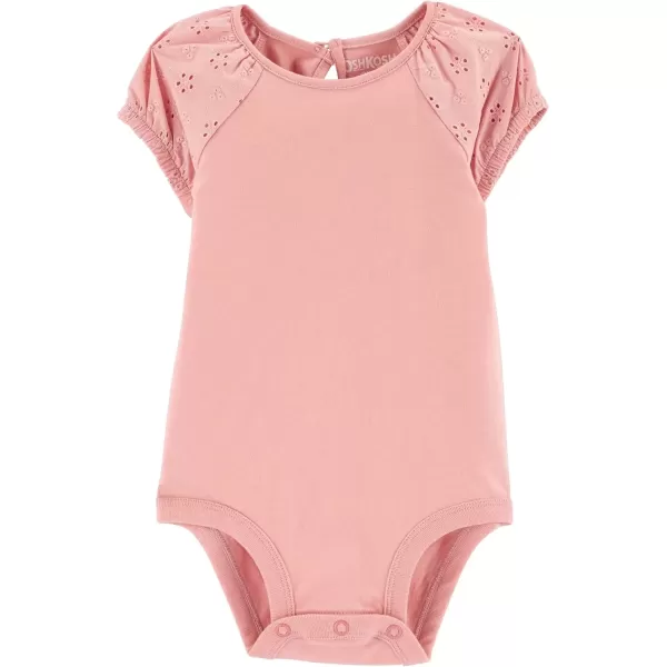 imageOshKosh BGosh babygirls Shortsleeve BodysuitPink Plum