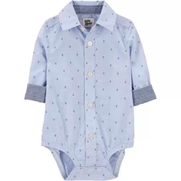 imageOshKosh BGosh Baby Boys BodysuitBlue Anchor