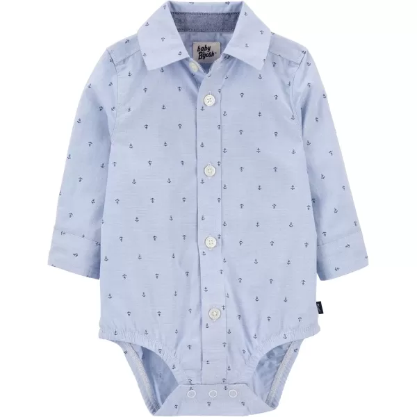 imageOshKosh BGosh Baby Boys BodysuitBlue Anchor