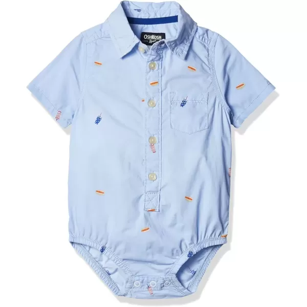 imageOshKosh BGosh Baby Boys BodysuitFood Print