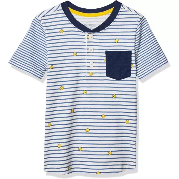 imageOshKosh BGosh Boys Pocket Henley Smiley Stripe 3T