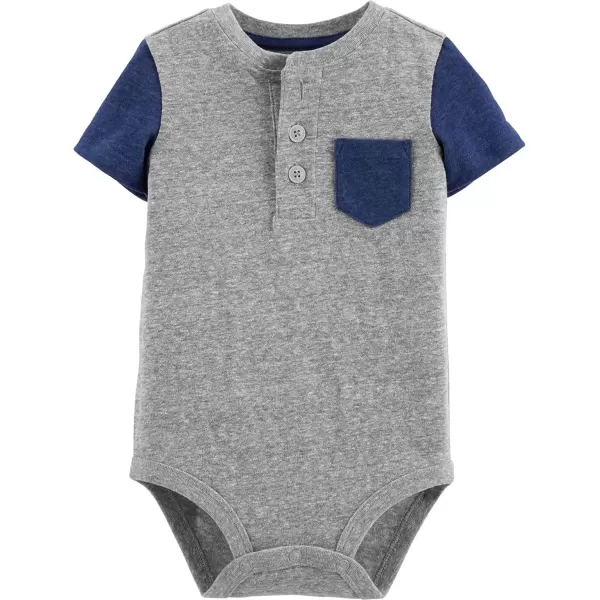 imageOshKosh BGosh babyboys BodysuitGreyBlue