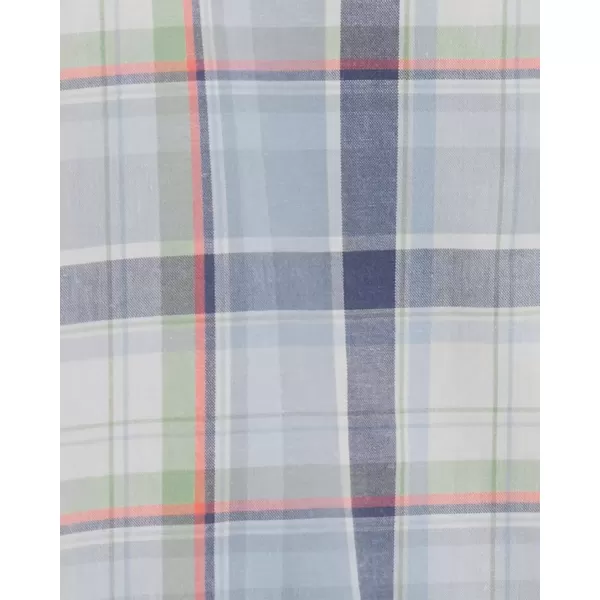 imageOshKosh BGosh babyboys Buttonfront BodysuitshirtMulti Plaid