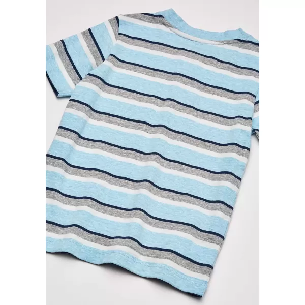 imageOshKosh BGosh boys Pocket Tee Henley Shirt Tourist Blue Stripe 3T US