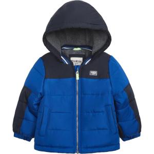 imageOSHKOSH BGOSH Baby Boys FleeceLined Hooded Puffer Jacket Winter CoatBlue