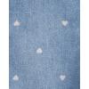imageOshKosh BGosh Girls Worlds Best Overalls Blue Heart 5T
