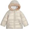 imageOSHKOSH BGOSH Baby Girls Warm Winter Parka Coat with Faux Fur SherpaLined HoodKhaki