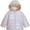 imageOSHKOSH BGOSH Baby Girls Warm Winter Parka Coat with Faux Fur SherpaLined HoodLilac