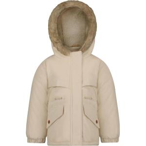 imageOSHKOSH BGOSH Baby Girls Heavyweight Warm Hooded Parka Winter CoatKhaki