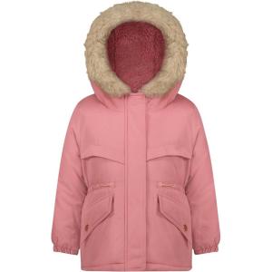 imageOSHKOSH BGOSH Baby Girls Heavyweight Warm Hooded Parka Winter CoatRose