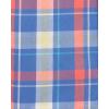imageOSHKOSH BGOSH Boys Long Sleeve Woven Buttonfront ShirtIndigoRooibos Plaid