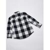 imageOSHKOSH BGOSH Boys Long Sleeve Woven Buttonfront ShirtNavy Plaid Print
