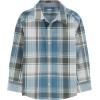 imageOSHKOSH BGOSH Boys Long Sleeve Woven Buttonfront ShirtOlive Blue Plaid
