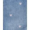 imageOshKosh BGosh Girls Worlds Best Overalls Blue Heart 18M