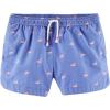 imageOSHKOSH BGOSH Girls Pullon ShortsBlue Flamingo