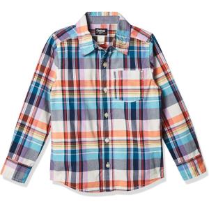 imageOSHKOSH BGOSH Boys Long Sleeve Woven Buttonfront ShirtMulticolor Plaid