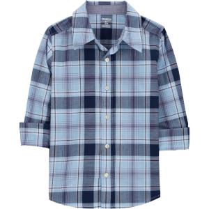 imageOSHKOSH BGOSH Boys Long Sleeve Woven Buttonfront ShirtMultiplaid