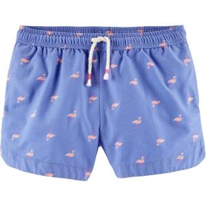 imageOSHKOSH BGOSH Girls Pullon ShortsBlue Flamingo