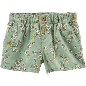 imageOSHKOSH BGOSH Girls Pullon ShortsSage Butterflies