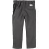 imageOSHKOSH BGOSH Boys Slim Stretch Chino PantsSolid Light Grey