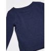 imageOSHKOSH BGOSH Girls LongSleeve TeeBlue Lets Go