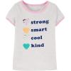 imageOSHKOSH BGOSH Girls Sequin ShortSleeve TShirtHeather Grey Pink