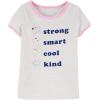 imageOSHKOSH BGOSH Girls Sequin ShortSleeve TShirtHeather Grey Pink